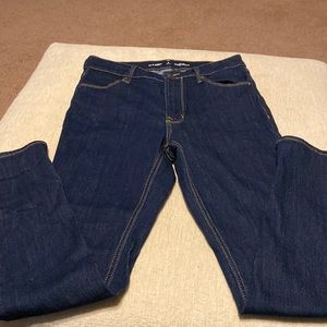 New never worn old navy size 6 super skinny dark blue jeans